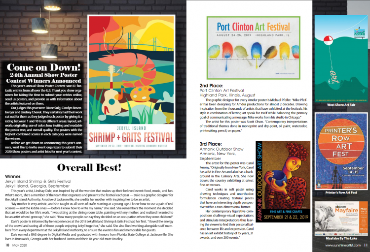 Sunshine Artist Poster Contest Winners! Amdur Productions