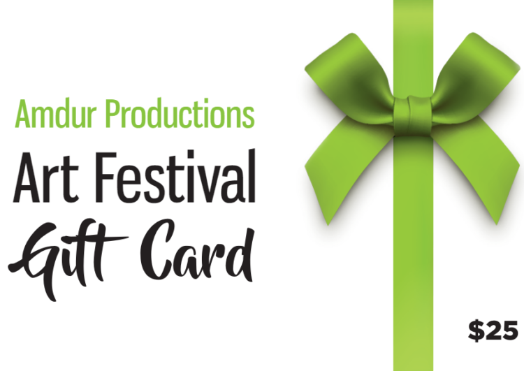Purchase Gift Cards for the Art Festival!
